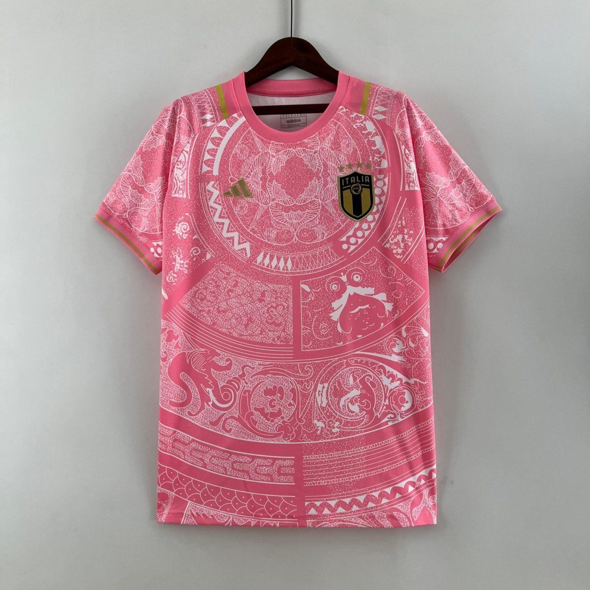 Italy Versace Edition Pink Jersey 2024 - uaessss