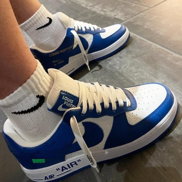 Louis Vuitton x Nike Air Force 1 Low Royal - uaessss