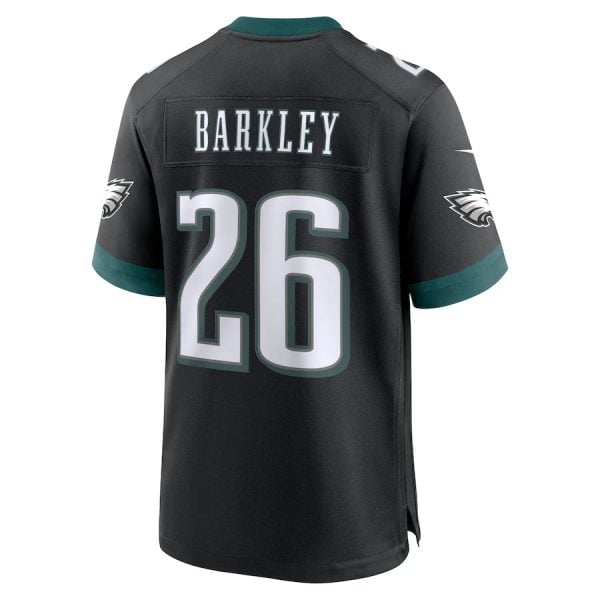 Men’s Nike Saquon Barkley Black Philadelphia Eagles Alternate Game Jersey