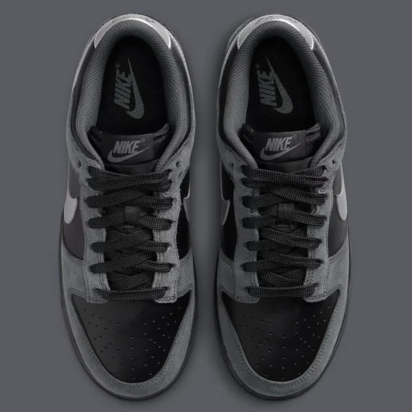 Nike Dunk Low Black Anthracite Metallic Silver Shopify Recovered | UAE Sport Store