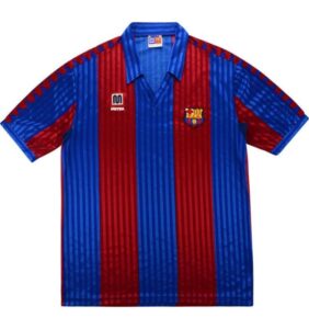 rn-image_picker_lib_temp_6cd42edb-8f60-44d3-b708-695c3494609a | UAE SPORT STORE FC Barcelona football jersey with blue and red vertical stripes and the club crest on the left chest (short sleeves).