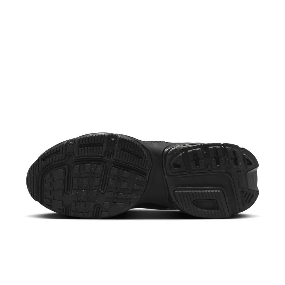rn-image_picker_lib_temp_f1c1c7e5-0b80-4fbd-b984-a5beeae90f34 | UAE SPORT STORE Black sneaker sole facing up, showing rugged tread pattern and deep grooves for grip