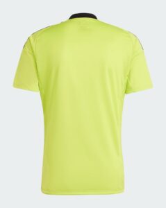 sEQFkn9v89qwG0p | UAE SPORT STORE Back view of a neon yellow-green short-sleeve polo shirt against a light background, showing plain back and collar.