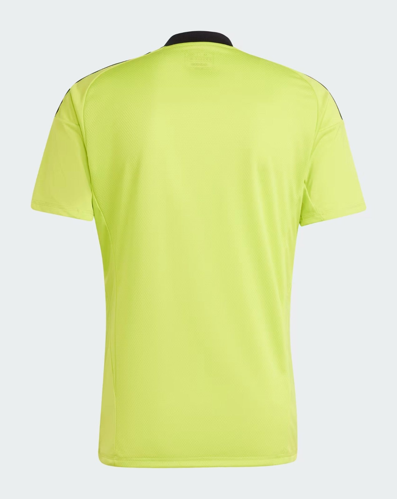 sEQFkn9v89qwG0p | UAE SPORT STORE Back view of a neon yellow-green short-sleeve polo shirt against a light background, showing plain back and collar.