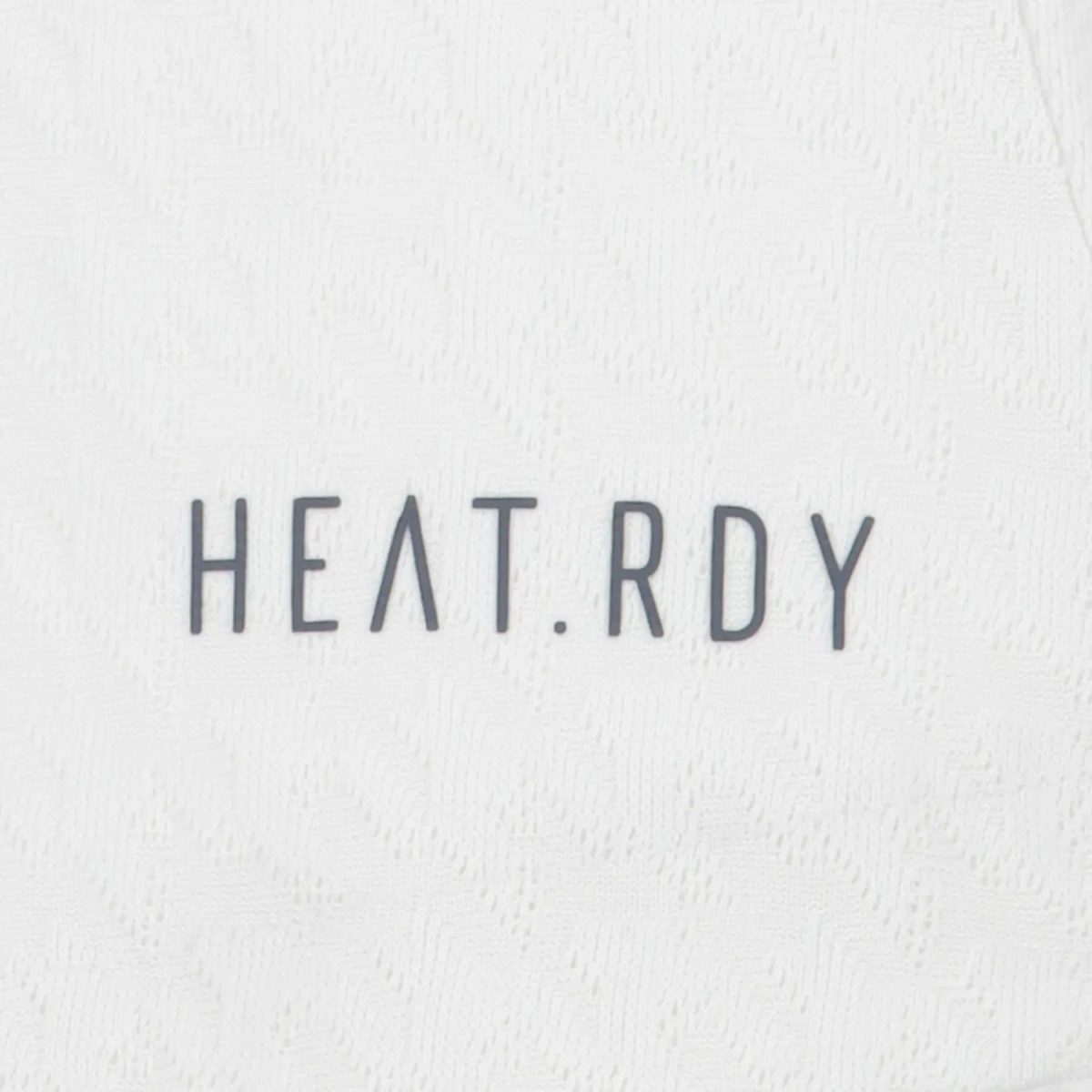 Logo text reading 'HEAT.RDY' on a textured white background.