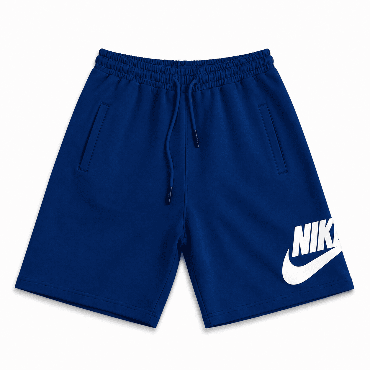 043e9deb-4b54-49de-b942-a3b7eea90ed0 | UAE SPORT STORE Men’s Royal Blue Drawstring Shorts with Side Logo