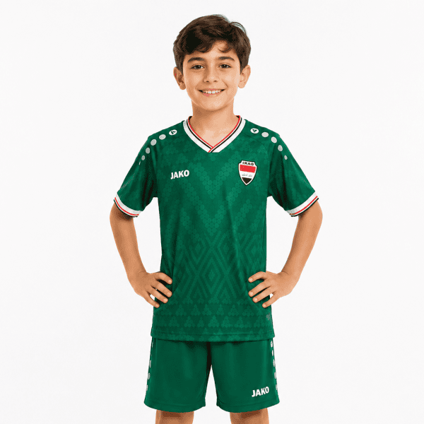 Iraq Away World Cup Kids Kit 2026 | UAE SPORT STORE Iraq Away World Cup Kids Kit 2026