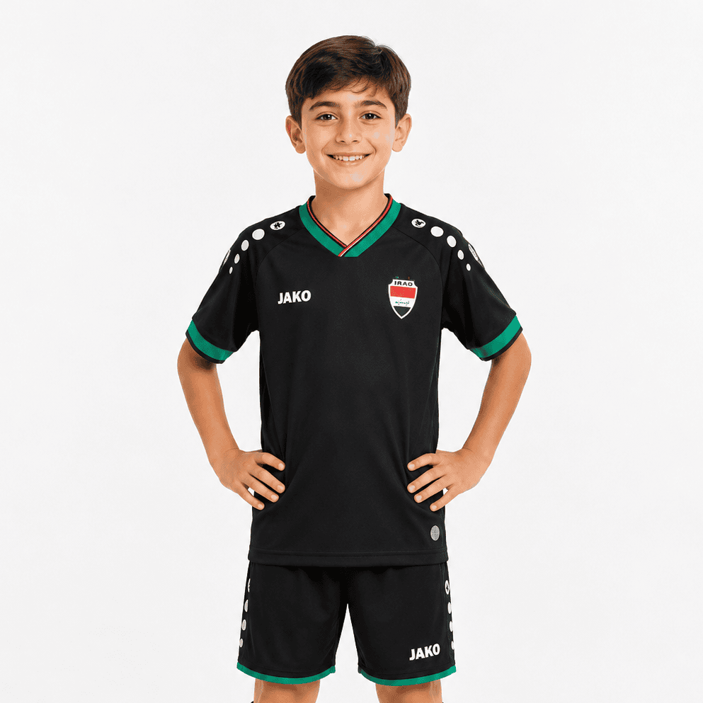 Iraq Third World Cup Kids Kit 2026 | UAE SPORT STORE Iraq Third World Cup Kids Kit 2026