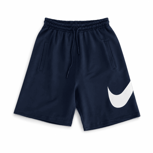 837b3291-2f8d-42f8-8858-28e13b681bb7 | UAE SPORT STORE Men’s Navy Blue Swoosh Logo Sweat Shorts
