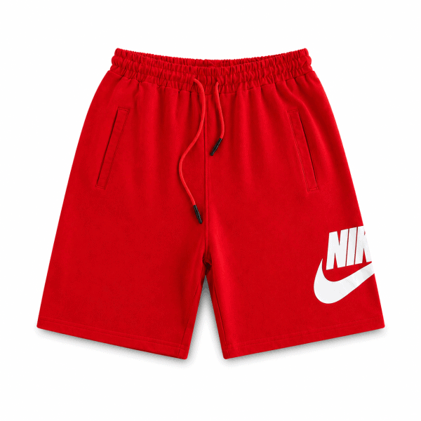 Men’s Red Drawstring Shorts