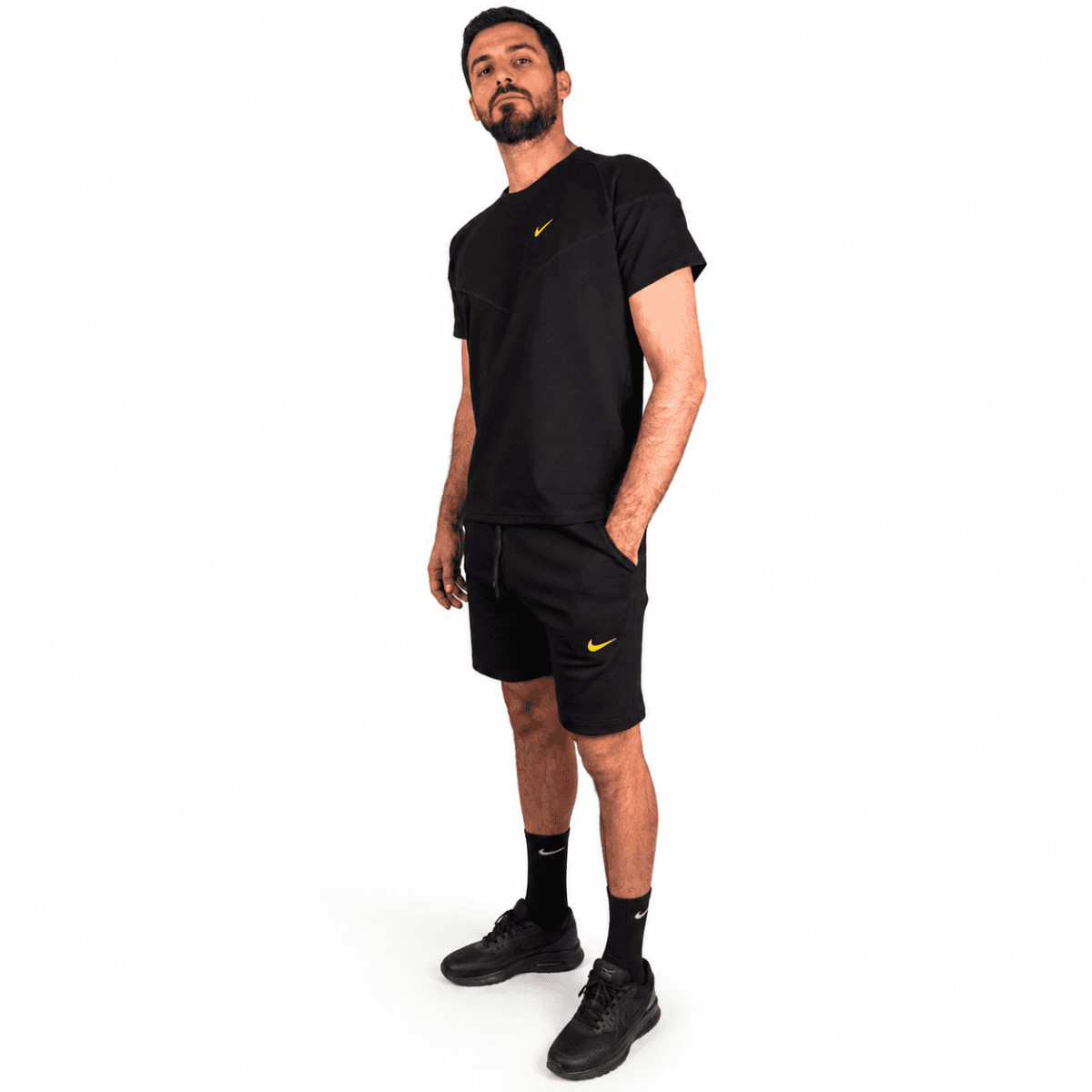 Nike Black Performance T-Shirt & Shorts Set