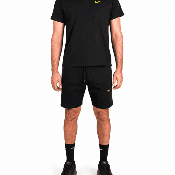 Men’s Black Performance T-Shirt & Shorts Set