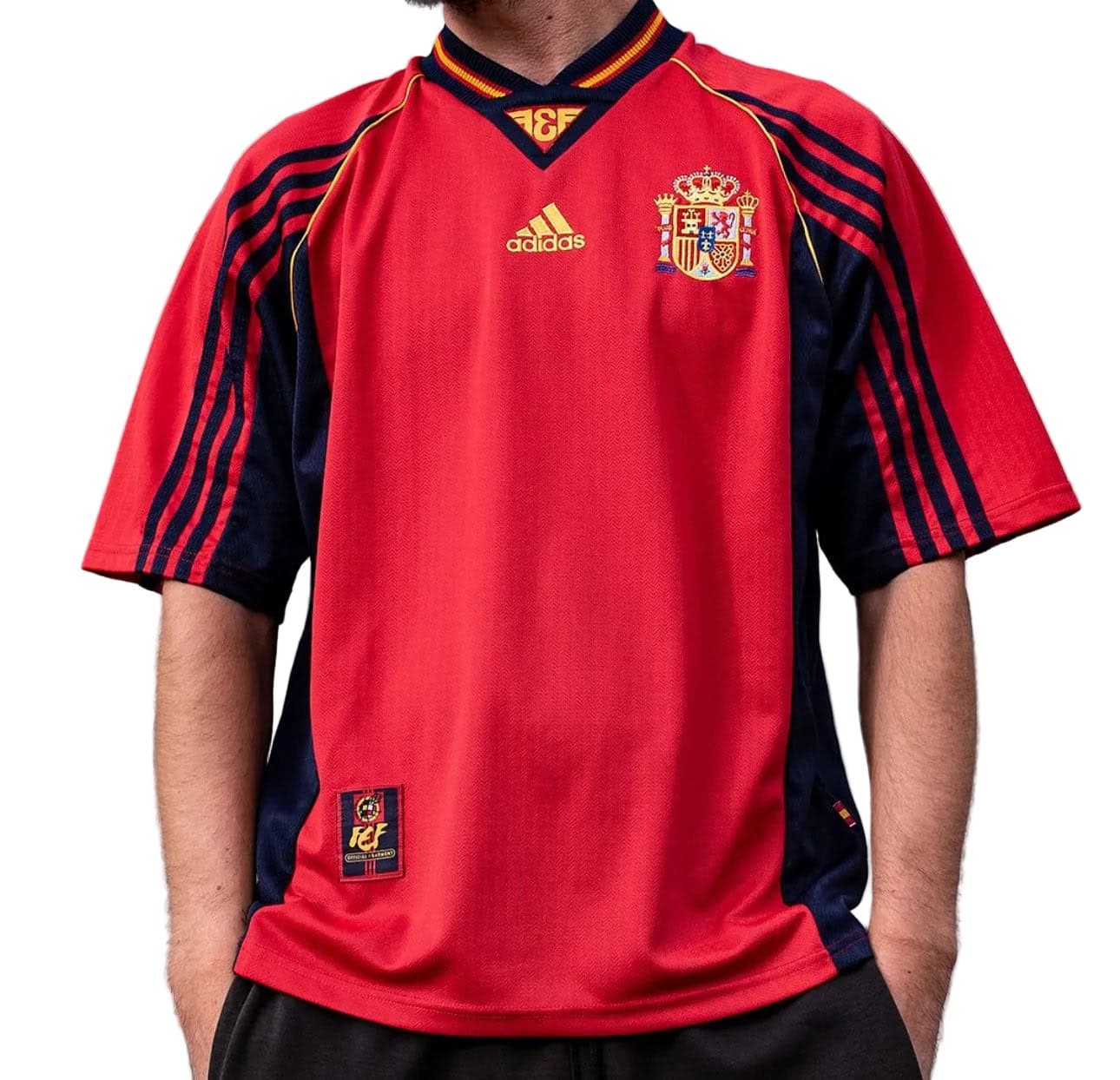 4314171a-7ccf-46f9-9bb5-b9f9e132dd06jpg | UAE SPORT STORE Spain home Classic 1998-99 Jersey
