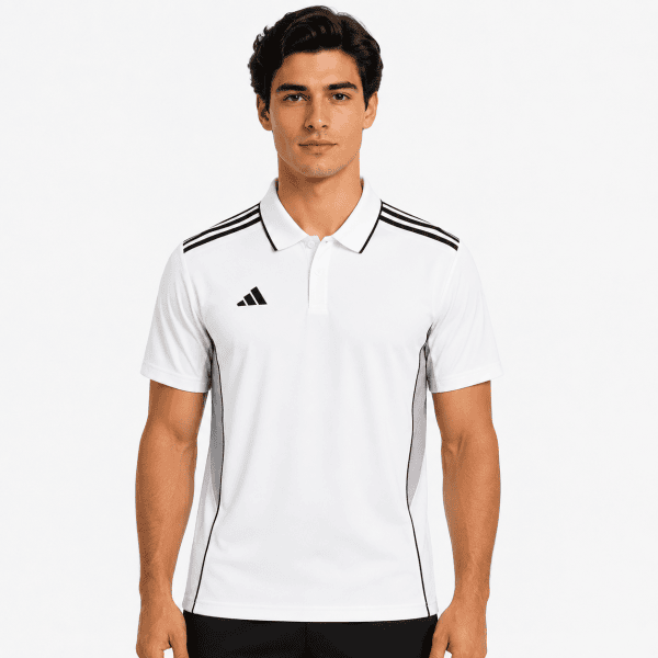 White Sports Training Polo