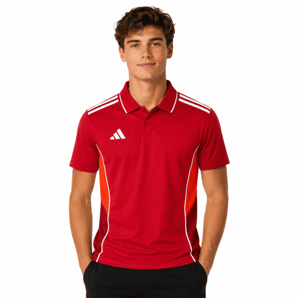 Red Sports Training Polo