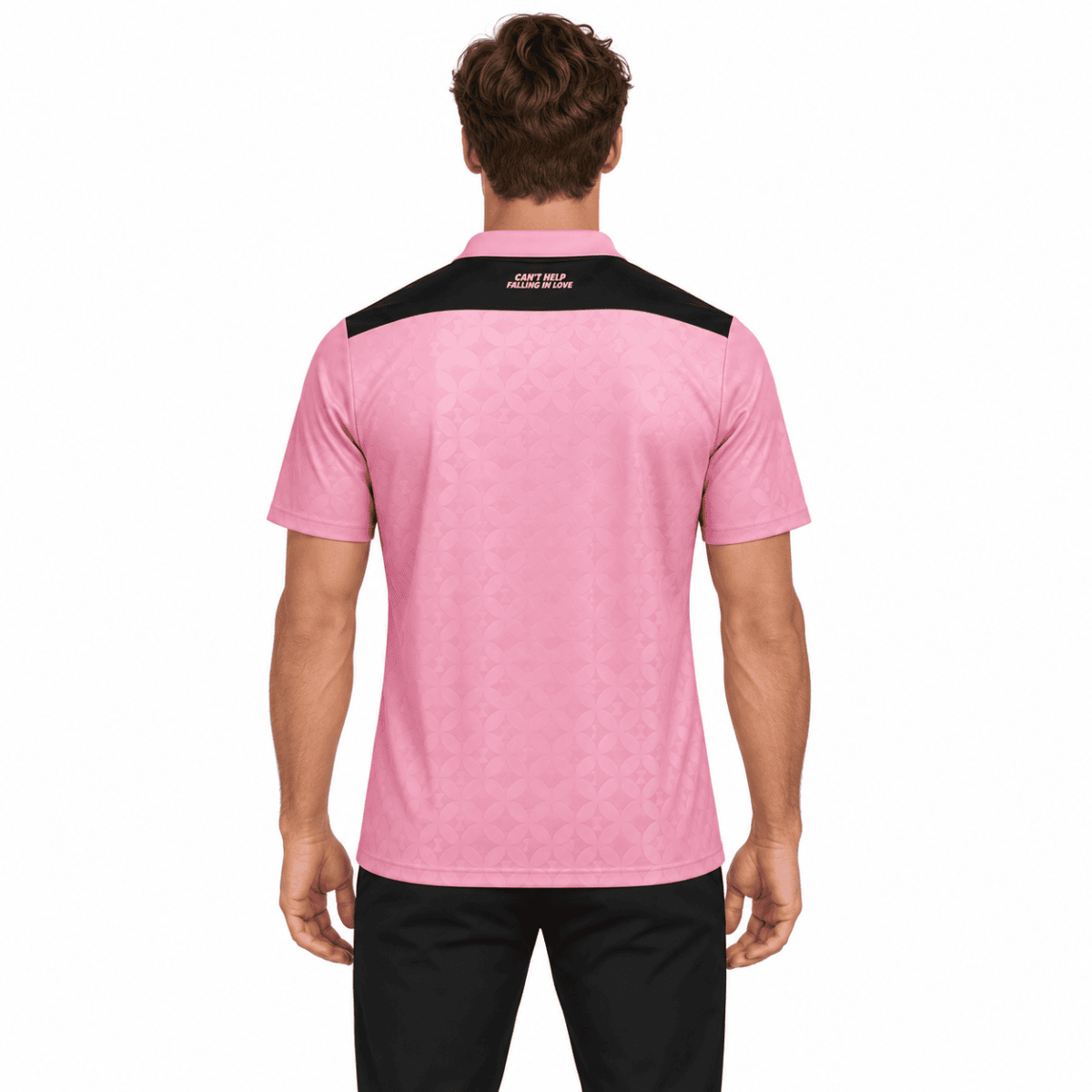 Pink Sunderland away jersey with black accents, back view, season 2026/27.