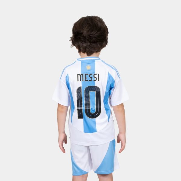 Argentina Home kit kids 2024 with Messi 10