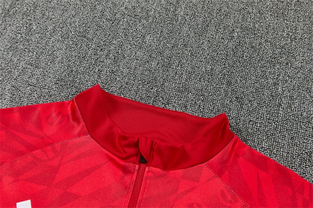 Liverpool Red Black Training Tracksuit 2026/27 - 4 | UAE SPORT STORE Quarter-zip mock neck collar detail Liverpool training top