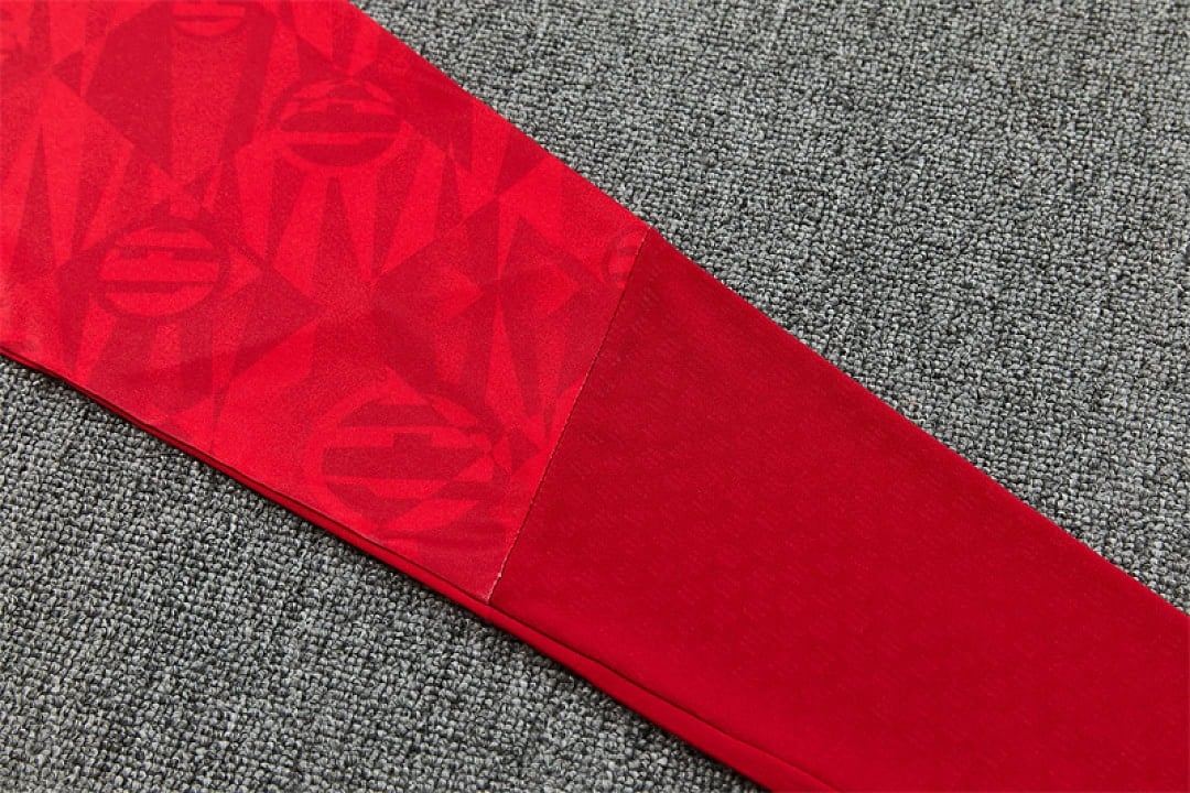 Liverpool Red Black Training Tracksuit 2026/27 - 7 | UAE SPORT STORE Tonal jacquard fabric texture detail Liverpool training tracksuit