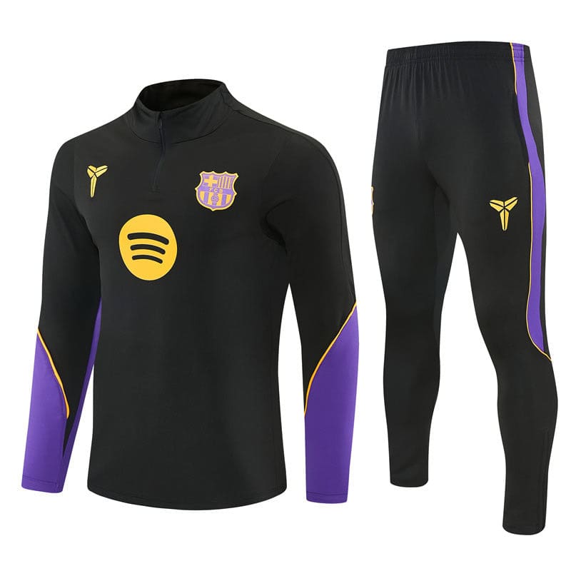 235603241-17jpg | UAE SPORT STORE BRC Kobe Quarter-Zip Training Tracksuit Set Black Purple