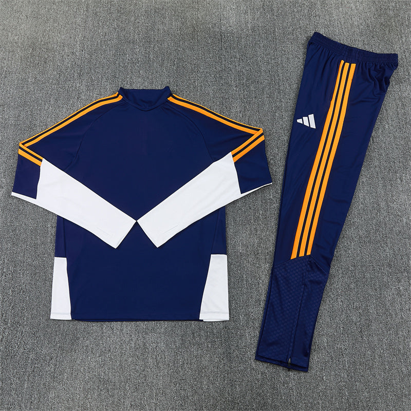 238914841-07jpg | UAE SPORT STORE RM Quarter-Zip Training Tracksuit Set Navy Orange White