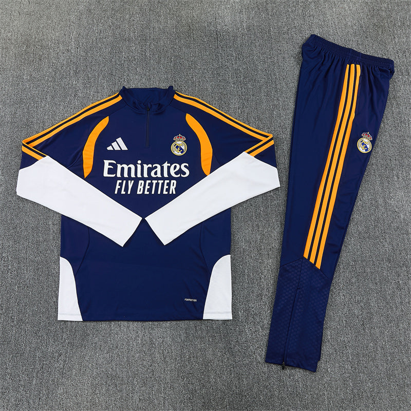 238914841-15jpg | UAE SPORT STORE RM Quarter-Zip Training Tracksuit Set Navy Orange White
