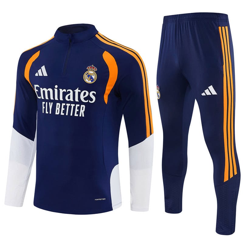 238914841-19jpg | UAE SPORT STORE RM Quarter-Zip Training Tracksuit Set Navy Orange White