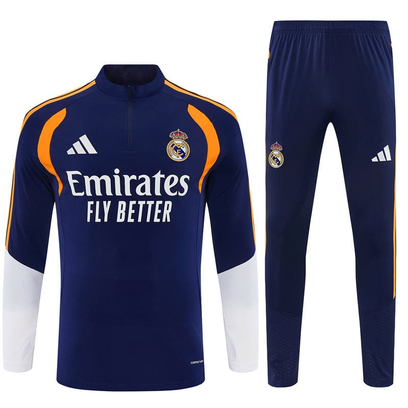 238914841-21jpg | UAE SPORT STORE RM Quarter-Zip Training Tracksuit Set Navy Orange White