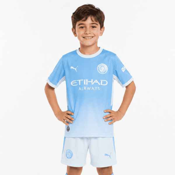 Man City Home Kids Kit 2026/27