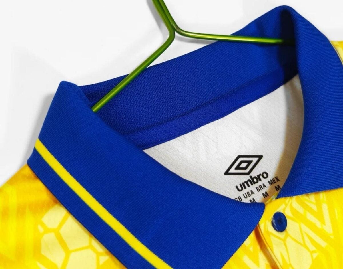 Colombia 1994 jersey collar and inner label detail