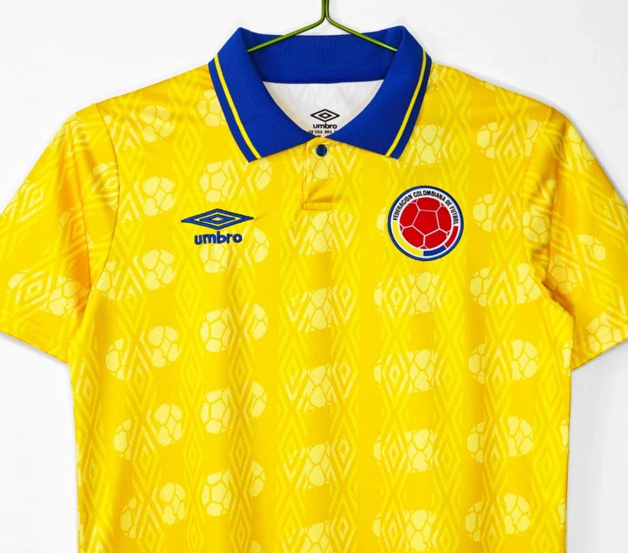 97f7fc67-462a-4825-9873-e87b702572bajpg | UAE SPORT STORE Colombia 1994 retro jersey front with federation crest