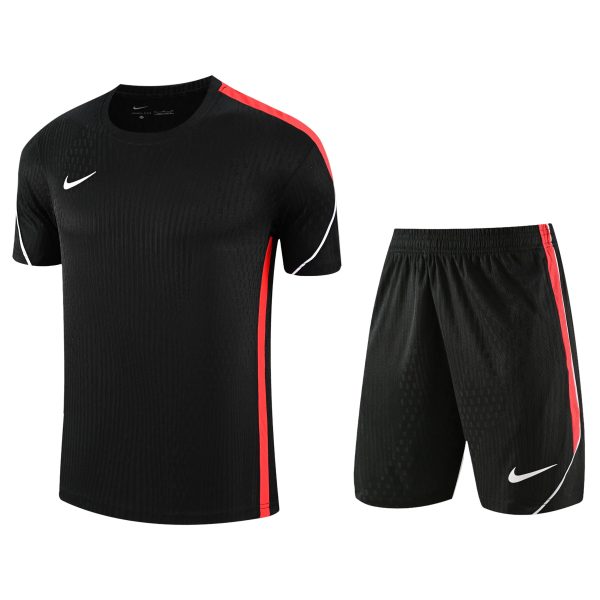 Men's Aero-Fit Black & Red 2-Piece Training Set