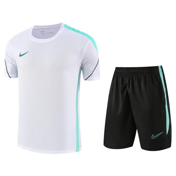Men's Aero-Fit White & Mint 2-Piece Training Set