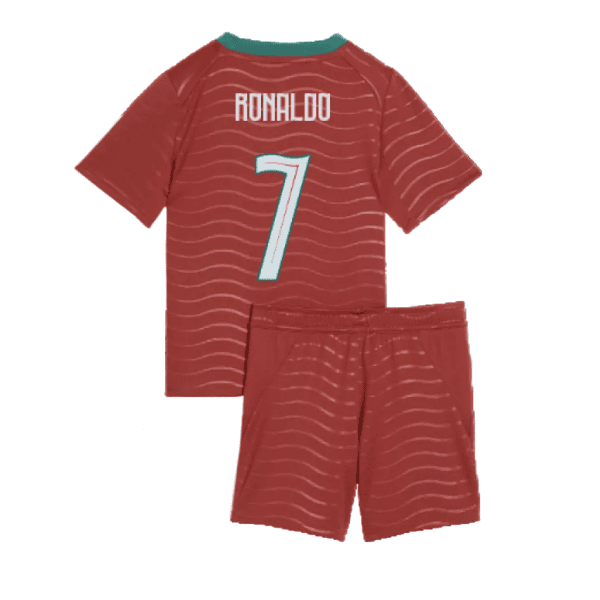 Portugal Home World Cup Kids Kit 2026 Ronaldo #7