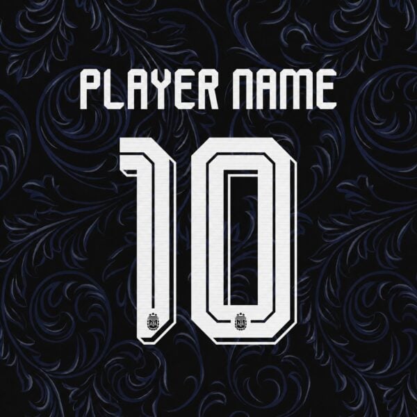 Argentina World Cup 2026 Away Font Kit Preview | UAE Sport Store