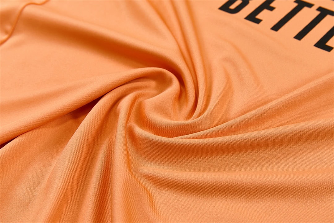 arsenal-orange-training-tracksuit-2027-11 | UAE SPORT STORE Arsenal Orange Training Tracksuit 2027 - fabric texture