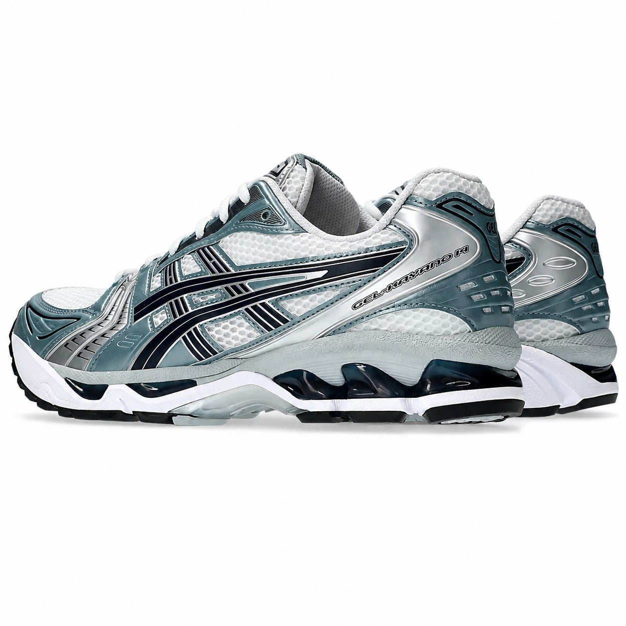 asics-gel-kayano-14-white-blue-rear-anglejpg | UAE SPORT STORE ASICS GEL-KAYANO 14 White Blue rear angle