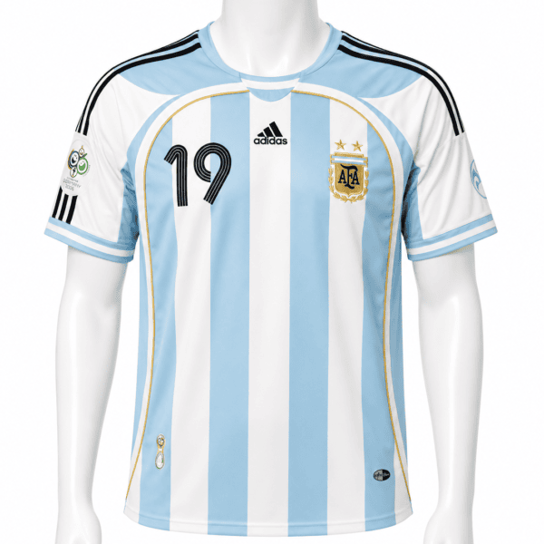 Argentina Home 2006 Classic Jersey MESSI 19 front