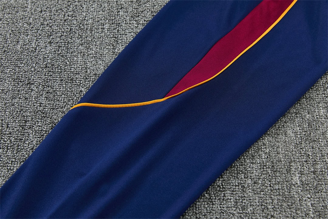 barcelona-burgundy-training-tracksuit-2027-12 | UAE SPORT STORE Barcelona Burgundy Training Tracksuit 2027 - pants side panel detail