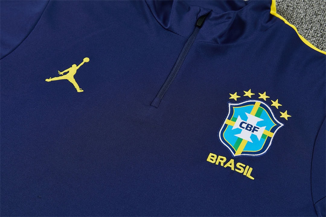 brazil-navy-training-tracksuit-2027-06 | UAE SPORT STORE Brazil Navy Training Tracksuit 2027 - embroidered CBF crest