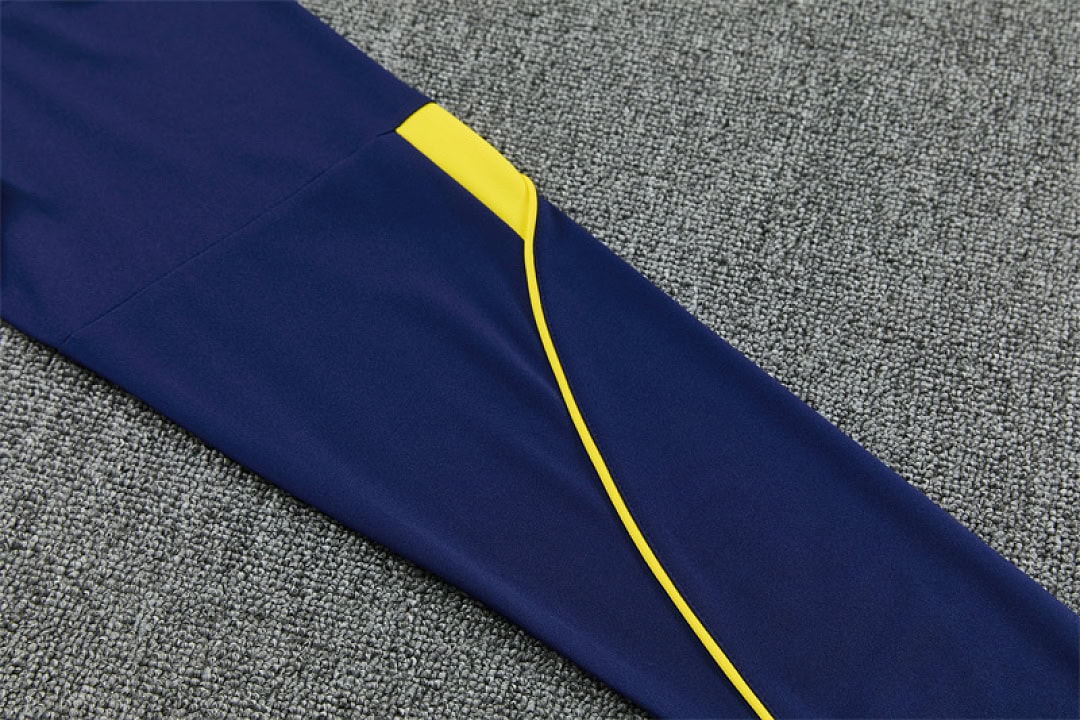 brazil-navy-training-tracksuit-2027-08 | UAE SPORT STORE Brazil Navy Training Tracksuit 2027 - yellow piping detail