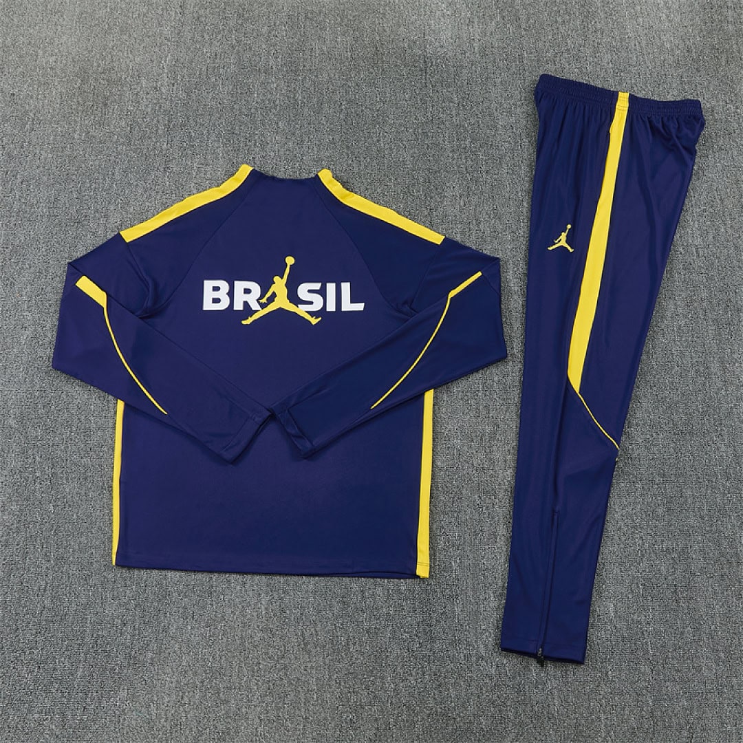 brazil-navy-training-tracksuit-2027-12 | UAE SPORT STORE Brazil Navy Training Tracksuit 2027 - back flat lay