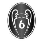 Champions League Badge of Honour 6 black patch