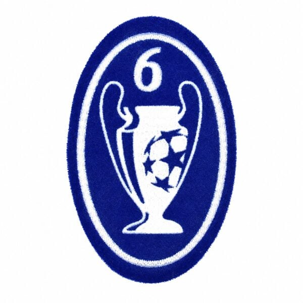 Champions League Badge of Honour 6 blue patch