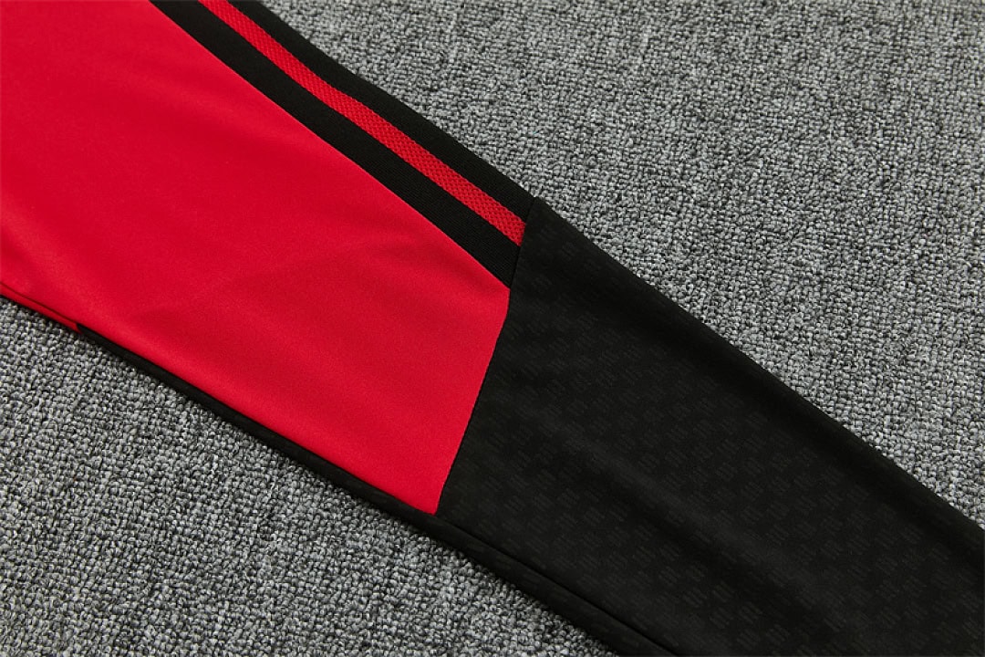 manchester-united-red-training-tracksuit-2027-08 | UAE SPORT STORE Manchester United Red Training Tracksuit 2027 - sleeve stripe detail