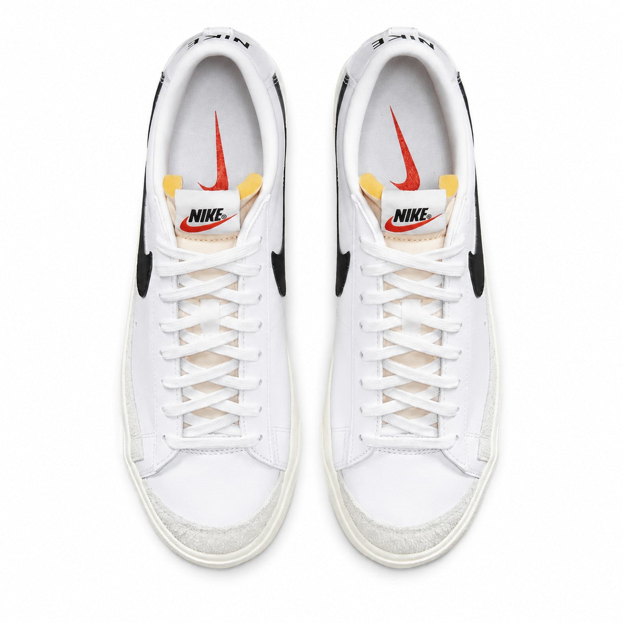 nike-blazer-low-77-vintage-white-black-top-downjpg | UAE SPORT STORE Nike Blazer Low '77 Vintage White Black top down