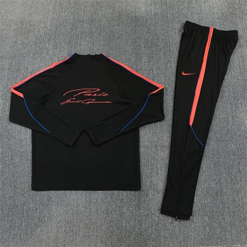 psg-black-coral-quarter-zip-training-tracksuit-2027-flatlay-backjpg | UAE SPORT STORE PSG training tracksuit 2027 back detail
