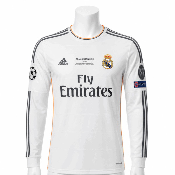 Real Madrid HOME Final Kit 2013/14 with Ronaldo 7 LONG SLEEVE