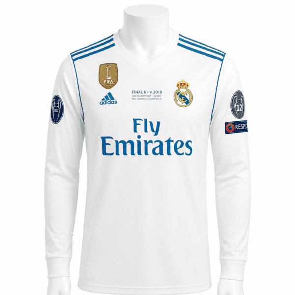 Real Madrid Home L/S RONALDO 7 UCL 2018 UEFA Champions League FINAL