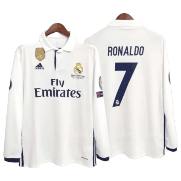Real Madrid Home L/S RONALDO 7 UEFA Champions League 12-13 RMCF